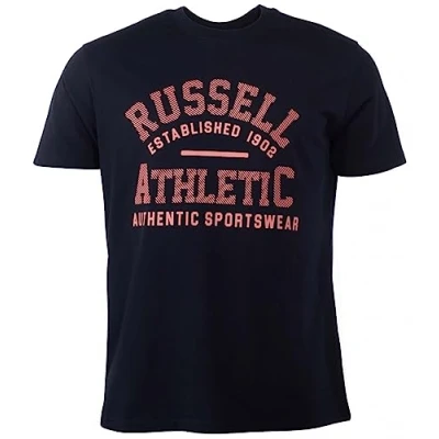 Abbildung von Russell Athletic A30071 NA 190 REA 1902 S/S Crewneck Tee Shirt T Herren Navy Größe M