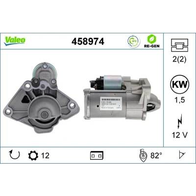 Abbildung von Starter VALEO 458974