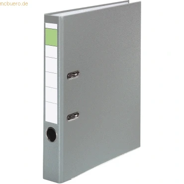 Abbildung von k.A. Ordner A4 PP grüner Balken 50mm grau