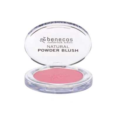 Abbildung von benecos Naturkosmetik Powder Blush gepresst mit Bio Rizinusöl mallow rose