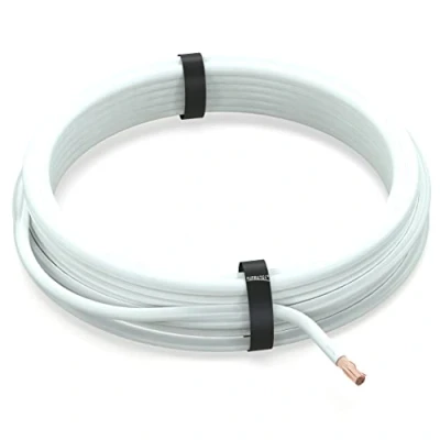 Abbildung von AUPROTEC 5m Fahrzeugleitung 0,35 mm² FLRY B Auto Kabel als Ring Farbe weiß