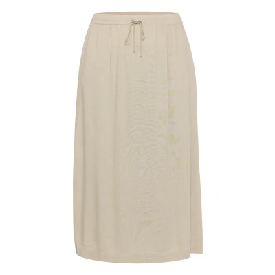 Abbildung von Kaffe Curve Kcmille Alinienrock, Damen, Größe: 48, Feather gray
