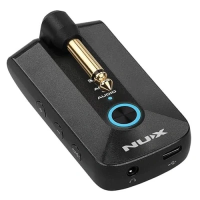 Abbildung von NUX Mighty Plug Pro Kopfhörerverstärker für Gitarren und Bassspieler im Taschenformat