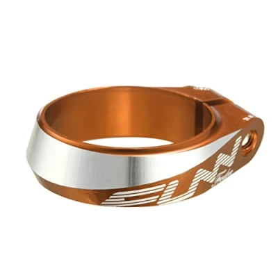 Abbildung von FUNN Frodon Bolt On Sattelklemme mit einem Innendurchmesser von 31,8 mm, aus Leichter und langlebiger Legierung, für Mountainbike, BMX Rennrad (Orange)