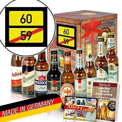 Abbildung von Ortsschild 60 ++ Geschenke zum Geburtstag Mann Ostbiere