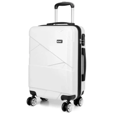 Abbildung von KONO Hartschalenkoffer Reisekoffer 100% ABS Koffer 96 Liter Handgepäck Trolleys 75 x 45 27cm kabinenkoffer 4 Spinnerräder Rollkoffer Teleskopgriff Suitcase