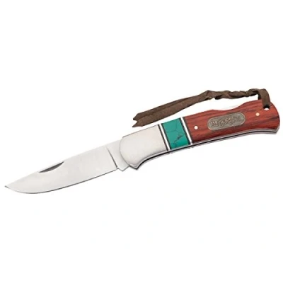 Abbildung von Herbertz Taschenmesser Jubiläums Schließmesser Back Lock Türkiseinlage Cocobolo Limitierte, rostfrei