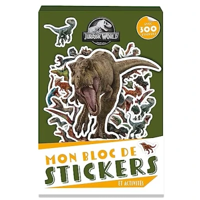 Abbildung von Jurassic World Mon bloc de stickers et activités: Avec 450