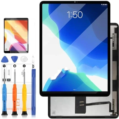 Abbildung von LADYSON Ersatzdisplay für iPad Pro 12.9 4. Generation 2020, A2069, A2232, A2233, A2229, LCD Display, Touchscreen, Digitizer, Montage Panel, Sensor, Glaslinsen Kits