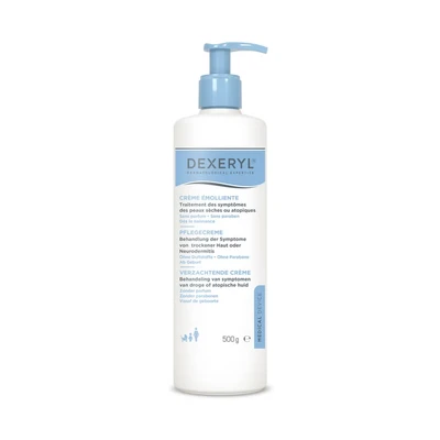Abbildung von Dexeryl Creme: Pflege und Schutz für trockene Haut insbesondere bei verschiedenen Hauterkrankungen wie Neurodermitis. Parfümfrei ohne Parabene, 500 g