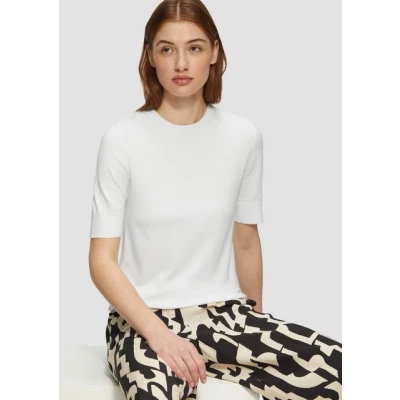 Abbildung von s.Oliver IM Loose FIT Tshirt basic, Damen, Größe: 36, Creme