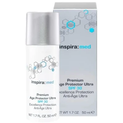 Abbildung von inspira: cosmetics med Premium Anti Aging Schutz vor UV Strahlen, mildert bestehende Altersflecken 50 ml