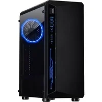 Abbildung von Inter Tech 9873912 C 3 Saphir ohne PSU 2X USB 2 1x 120mm RGB Fan serienmaessig in der Frontblende Tempered Glas Seitenteil, 88881300