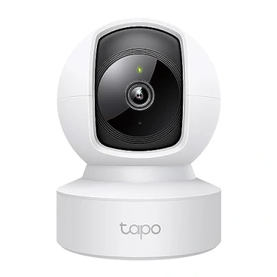 Abbildung von Tapo C202 360 WLAN Überwachungskamera, Ethernet/Wi Fi Anschluss,1080P HD, Bewegungsverfolgung, Nachtsicht, Zwei Wege Audio, kompatibel mit Alexa und Google Assistant, bis zu 512GB Lokale Speicherung