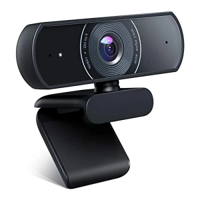 Abbildung von OYU Webcam, Webcam Full HD 1080p Video, Dual Stereo Mikrofon, Videokamera, mit USB, für Videoanrufe, Videospiele, Aufnahme, Konferenzen, Studio, Skype