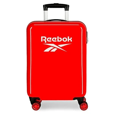 Abbildung von Reebok Maveryck Kabinenkoffer Rot 38 x 55 20 cm Starres ABS Seitliches Zahlenschloss 34 L 2,86 kg 4 Doppelräder Handgepäck