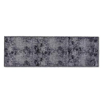 Abbildung von ASTRA Flauschige Sauberlaufmatte weich Pure &amp; Soft Allover grau 50 x 150 cm Waschbarer Küchenteppich innen Türmatte strapazierfähig Teppich läufer