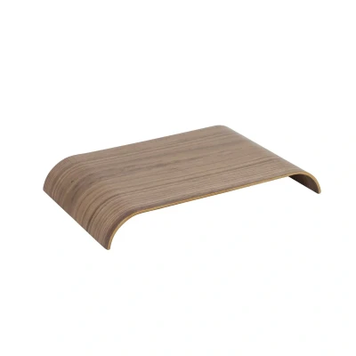 Abbildung von AYTM Tablett Curva, walnussfarben, 41 x 25 5 cm, Holz