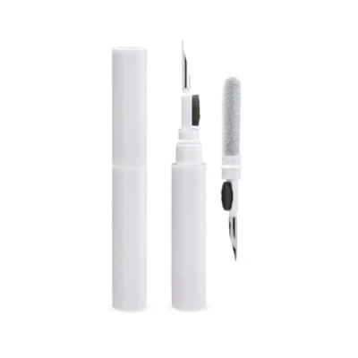 Abbildung von NK Reinigungsset 3 in 1 für Airpods Multifunktions Reinigungsset, Cleaning Kit mit Bürste + Klemme Baumwolle, Reinigungswerkzeuge Tastaturen, Taschen und Kopfhörern