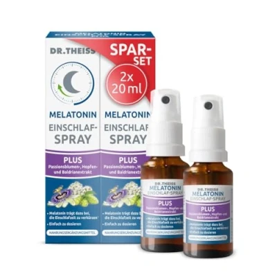 Abbildung von Dr. Theiss Melatonin Einschlaf Spray PLUS Spar Set 2X20 ml