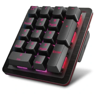 Abbildung von Mountain Everest 60 Num Pad mit RGB Beleuchtung Linear 45 schwarz
