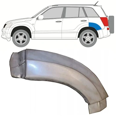Abbildung von Für Suzuki Grand Vitara 2005 2012 Hinten KotflÜgel Reparaturblech Teil/Links