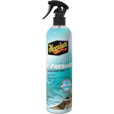 Abbildung von Meguiar’s G250608EU Air Re Fresher Odor Fighting Spray Neuwagenduft Praktischer Auto Lufterfrischer bekämpft angenehme Gerüche hinterlässt langanhaltenden 237ml Sprühflasche