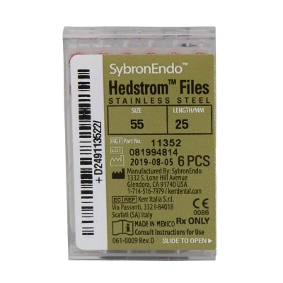 Abbildung von SybronEndo Hedström Feilen 25mm ISO 055 6