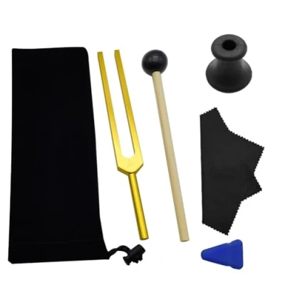 Abbildung von Rordigo F 285 HZ Stimmgabel Set, Zur Heilung der Chakren, Klangtherapie, für die Harmonische Balance Von Körper, Geist und Seele