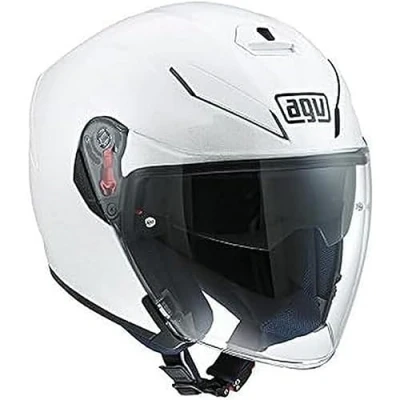 Abbildung von AGV K 5 Jet Solid Motorrad Helm, 1131A4G0_005_XXL, Perlweiß, XXL