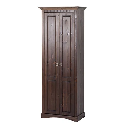 Abbildung von clever moebel 2 TRG. Dielenschrank kolonial, Schrank Kleiderschrank, Flurschrank