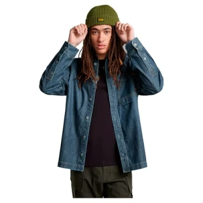 Abbildung von G STAR Pocket Regular Shirt Hemd, Herren, Größe: XL, Faded seasalt