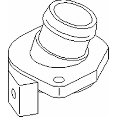 Abbildung von TOPRAN 107 306 Flansch Kunststoff VOLKSWAGEN: GOLF 3, Polo III Schrägheck, Vento