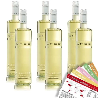 Abbildung von Bree Riesling QbA, feinherb, sortenreines Weinpaket + VINOX Winecards (6x0,75l)