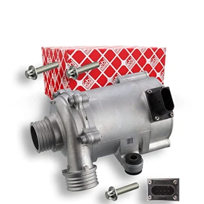 Abbildung von FEBI BILSTEIN 103680 Wasserpumpe mit Schrauben elektrisch, elektromagnetisch BMW: 5 Limousine, Touring, 1 Schrägheck
