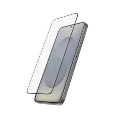 Abbildung von Hama Handy Schutzglas D3O für Samsung Galaxy S25 (Displayschutz bruchsicher, Anti Fingerprint, Handyglas mit Montagehilfe, Vollschutz 10H, case friendly, kratzfest, Displayglas Galaxy)