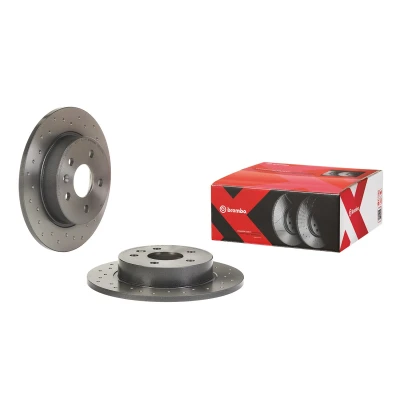 Abbildung von BREMBO 08.D225.1X Bremsscheibe 264 10 5 gelocht, voll beschichtet OPEL: Astra K Sports Tourer, Schrägheck, Kasten / Kombi