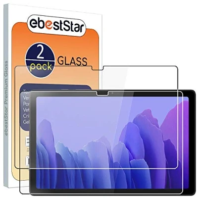 Abbildung von ebestStar {2 Stück) Panzer Schutz Glas für Samsung Galaxy Tab A7 10.4 T505 (2022, 2020), 3D Displayschutz, 9H gehärte Glas, Abgerundete, Blasenfrei