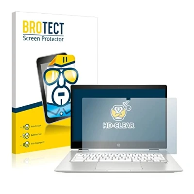 Abbildung von BROTECT Schutzfolie für HP Chromebook x360 (14b caX) Displayschutz Folie Ultra Klar