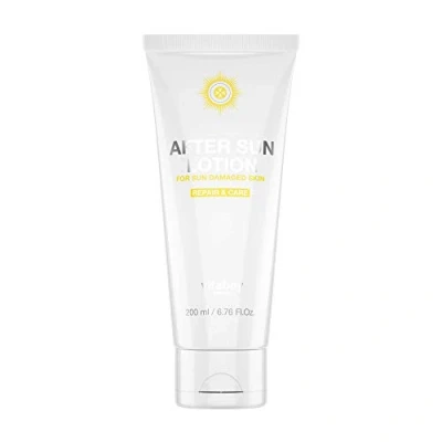 Abbildung von Vitabay After Sun Lotion 200 ml Pflege nach dem Sonnenbad mit beruhigender Aloe Vera, Panthenol, Mandelöl, Q10 und Hyaluron Feuchtigkeitsspendend