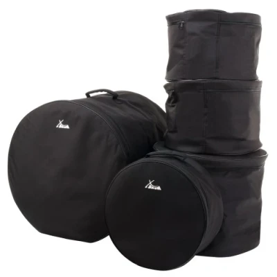 Abbildung von XDrum Classic Drumbag Set, Schlagzeugtaschen in Standard Größen: 22&quot;,16&quot;,13&quot;,12&quot; und 14,5&quot; (wasserabweisend, innenpolsterung, stabile Tragegriffe)