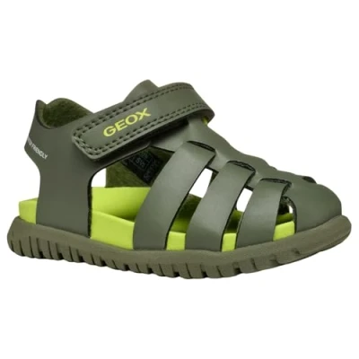 Abbildung von Geox Fusbetto Trekkingsandale für Kinder, Größe: 25, Sage Schuhe