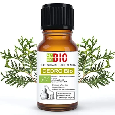 Abbildung von ZedernholzÖl Bio Ätherisches Öl 100% Reines 10 ml Aromatherapie Kosmetik Therapeutische Laborbio