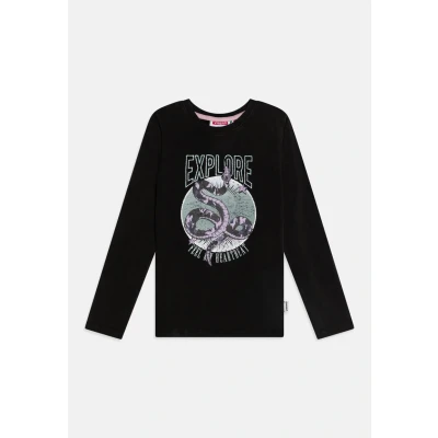 Abbildung von Vingino Jasmine Langarmshirt für Kinder, Größe: 92, Washed black