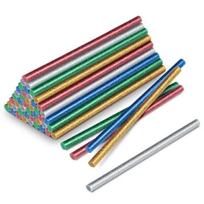 Abbildung von Heissklebestifte Set Glitzer, 50 Stück (Ø 7 mm)