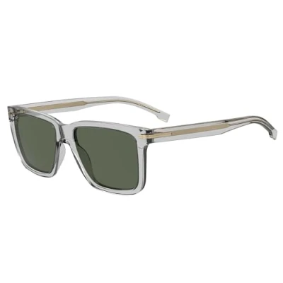 Abbildung von Hugo Boss Unisex Gafas Sol 1598/S Kb7 55/17/145 Hombre Sunglasses, KB7/QT Grey, 55