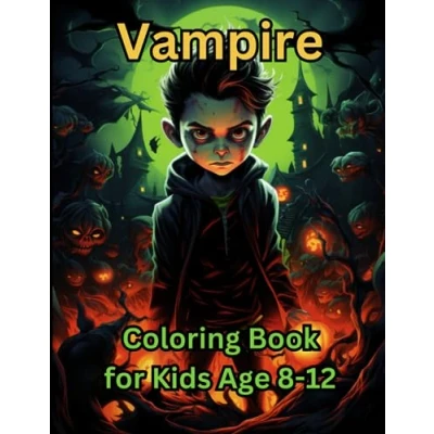 Abbildung von Vampire Coloring Book: Book for Kids Age 8 12