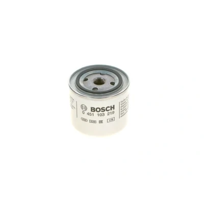 Abbildung von BOSCH 0 451 103 219 Ölfilter 3/4&quot; 16 UNF mit zwei Rücklaufsperrventilen Anschraubfilter VOLVO: 240 Limousine, V70 I, 940 II Kombi