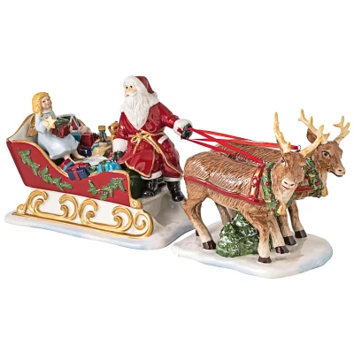 Abbildung von Villeroy &amp; Boch Dekofigur Christmas Toys Schlitten Nostalgie 34x14x17cm
