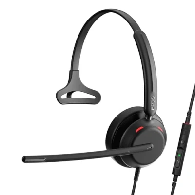 Abbildung von Epos IMPACT 730, Mono Headset, Kabelgebunden 3 digitale Mikrofone, Super Wideband Technologie